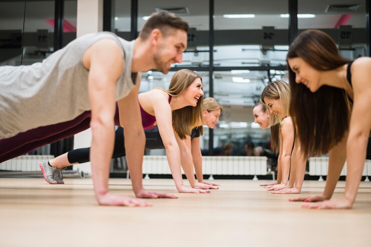 Group fitness class at Altitude Fitness in Provo